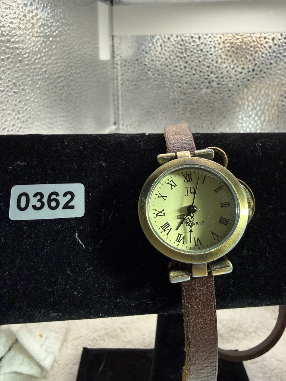JQ Classic Brown Leather Strap Quartz Wrap Watch